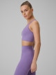 mini: Damski biustonosz treningowy 4F 4FWSS26USBAF242 - fioletowy (3)