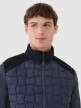 mini: Męski bezrękawnik trekkingowy Primaloft Black 4F 4FWSS25TVJAM177 - granatowy (4)