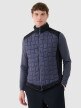 mini: Męski bezrękawnik trekkingowy Primaloft Black 4F 4FWSS25TVJAM177 - granatowy (1)