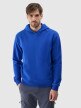 4F Bluza dresowa nierozpinana z kapturem męska 4F 4FWSS25TSWSM1749  niebieska Niebieski