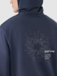 Męska bluza dresowa nierozpinana z kapturem 4F 4FWSS25TSWSM1749 - granatowa