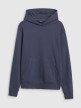 Męska bluza dresowa nierozpinana z kapturem 4F 4FWSS25TSWSM1749 - granatowa
