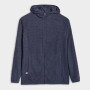 Damska bluza trekkingowa z kapturem Primaloft Active 4F 4FWSS25TFSWF481 - granatowa