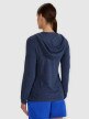 Damska bluza trekkingowa z kapturem Primaloft Active 4F 4FWSS25TFSWF481 - granatowa