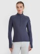 Damska bluza trekkingowa rozpinana bez kaptura 4F 4FWSS25TFSWF476 - szara