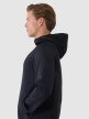 Męska bluza treningowa z kapturem 4F 4FWSS25TFSWM457 - czarna