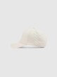 Czapka z daszkiem strapback uniseks 4F 4FWSS25ACABU369 - biała