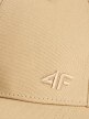 mini: Czapka z daszkiem uniseks 4F 4FRSS26ACABU588 - beżowa (3)