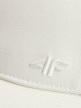 mini: Czapka z daszkiem uniseks 4F 4FRSS26ACABU588 - biała (3)