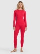  4F Damska bielizna termoaktywna (dół) 4F 4FWAW25USEAF204  różowa Różowy