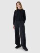 Damska bluza dresowa nierozpinana bez kaptura 4F 4FWSS25TSWSF1576 - czarna