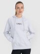 Damska bluza dresowa nierozpinana z kapturem 4F 4FRSS25TSWSF2265 - szara