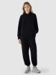 Damska bluza dresowa nierozpinana z kapturem 4F 4FWSS25TSWSF1544 - czarna