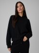  4F Damska bluza dresowa nierozpinana z kapturem 4f 4FWSS26TSWSF2183  czarna Czarny