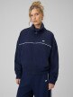  4F Damska bluza dresowa rozpinana bez kaptura 4F 4FWSS26TSWSF2174  granatowa Granatowy