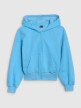Damska bluza dresowa rozpinana z kapturem 4F 4FRSS25TSWSF2195 - niebieska