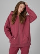 mini: Damska bluza dresowa rozpinana z kapturem 4F 4FRSS26TSWSF2780 - burgundowa (1)