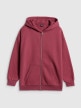 mini: Damska bluza dresowa rozpinana z kapturem 4F 4FRSS26TSWSF2780 - burgundowa (7)