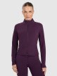 mini: Damska bluza rozpinana bez kaptura 4F 4FWAW25TSWSF1873 - fioletowy (1)