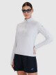 4F Damska bluza trekkingowa 4F 4FWSS25TFSWF476  szara Szary