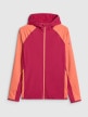 mini: Damska bluza trekkingowa z kapturem 4F 4FWSS26TFSWF641 - czerwona (8)