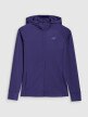 Damska bluza treningowa rozpinana z kapturem 4F 4FRSS25TFSWF467 - granatowa 