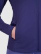Damska bluza treningowa rozpinana z kapturem 4F 4FRSS25TFSWF467 - granatowa 