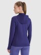 Damska bluza treningowa rozpinana z kapturem 4F 4FRSS25TFSWF467 - granatowa 