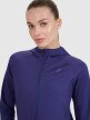 Damska bluza treningowa rozpinana z kapturem 4F 4FRSS25TFSWF467 - granatowa 