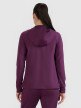 Damska bluza treningowa rozpinana z kapturem 4F 4FRSS25TFSWF467 - fioletowa