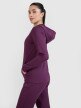 Damska bluza treningowa rozpinana z kapturem 4F 4FRSS25TFSWF467 - fioletowa