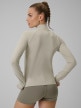 mini: Damska bluza treningowa slim 4F 4FWSS26TFSWF0850 - beżowa (9)