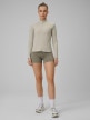 mini: Damska bluza treningowa slim 4F 4FWSS26TFSWF0850 - beżowa (8)