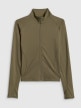 mini: Damska bluza treningowa slim 4F 4FWSS26TFSWF645 - khaki (7)