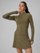 mini: Damska bluza treningowa slim 4F 4FWSS26TFSWF645 - khaki (1)