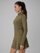 mini: Damska bluza treningowa slim 4F 4FWSS26TFSWF645 - khaki (3)