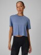 mini: Damska koszulka do biegania 4F 4FRSS26TFTSF2318 - denim (1)