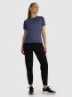 mini: Damska koszulka do biegania 4F 4FWAW25TFTSF1502 - granatowa (2)