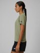 mini: Damska koszulka do biegania szybkochnąca 4F 4FWSS26TFTSF1805 - khaki (3)