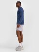 Męski longsleeve treningowy 4F 4FRSS24TPTSF623 - niebieski