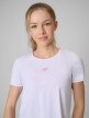mini: Damska koszulka treningowa 4F 4FRSS26TFTSF2335 - biała (4)