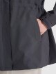 Damska kurtka parka przejściowa 4F 4FWSS25TTJAF686 - szara