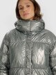 mini: Damska kurtka puchowa pikowana 4F 4FWAW25TDJAF0716 - szara (4)