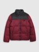 mini: Damska kurtka puchowa pikowana 4F 4FWAW25TDJAF581 - bordowa (9)