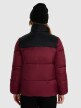 mini: Damska kurtka puchowa pikowana 4F 4FWAW25TDJAF581 - bordowa (8)
