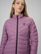 mini: Damska kurtka puchowa pikowana 4F 4FWSS26TDJAF0855 - fioletowa (4)