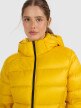 mini: Damska kurtka trekkingowa z puchem naturalnym 4F 4FWAW25TDJAF0734 - żółta (4)