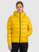 mini: Damska kurtka trekkingowa z puchem naturalnym 4F 4FWAW25TDJAF0734 - żółta (1)