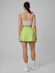 mini: Damska spódnica treningowa 4F 4FWSS26TFSKF017 - limonkowa (5)