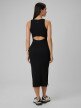 mini: Damska sukienka dzianinowa 4F 4FWSS26TDREF184 - czarna (6)
